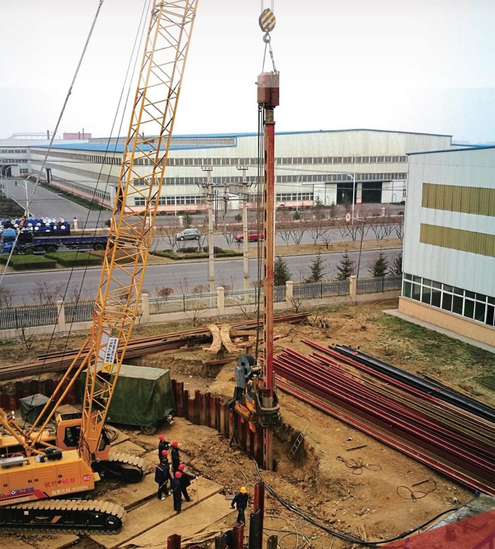 Silent Piler - Silent Sheet Pile Driving